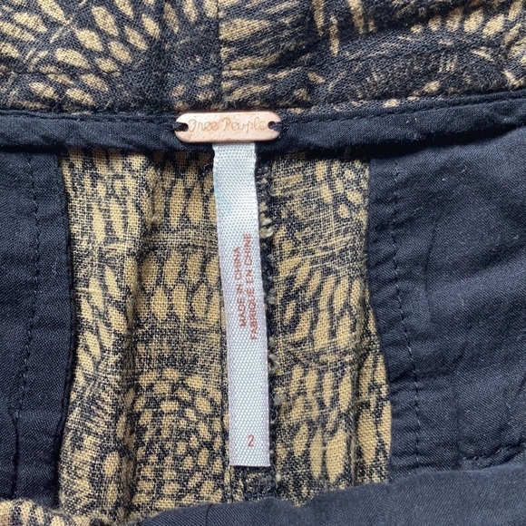 Free people boho cropped pants size 2 - Picture 5 of 8